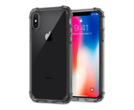 Etui Crystal Shell do iPhone X ciemne przezroczyste - 1381949 - zdjęcie 1
